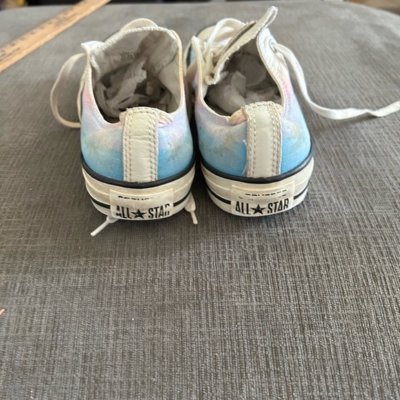 Cotton candy, pink, blue white, classic converse US ladies, 8.5. - Picture 3 of 9